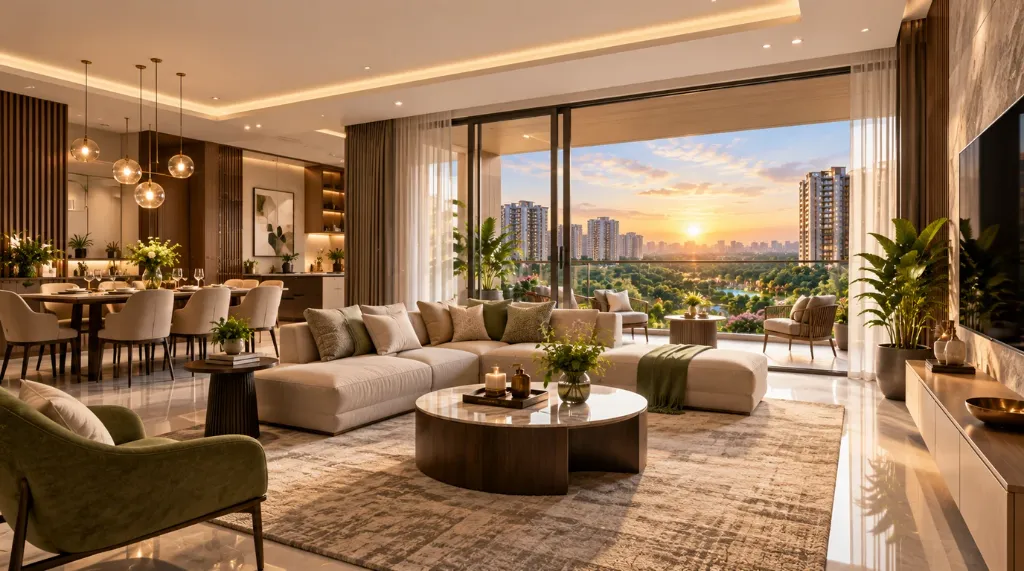 Prestige Sector 92 Gurgaon Ultra-Luxury Living Salon